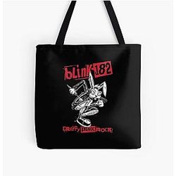 Music Blink 182 Bird Funny Duck All Over Print Tote Bag