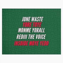 Jone Waste You Me Myself All Red Shirt, Blink 182 Inspired Meme Shirt, I Miss You Shirt Jigsaw Puzzle