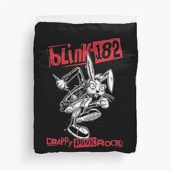 Music Blink 182 Bird Funny Duck Duvet Cover