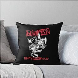 Music Blink 182 Bird Funny Duck Throw Pillow
