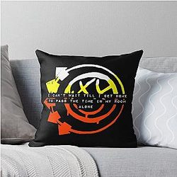 Blink 182 Vintage Throw Pillow