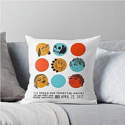 Blink 182 Vintage Throw Pillow