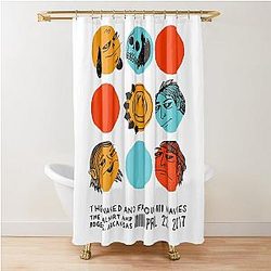 Blink 182 Vintage Wall Shower Curtain