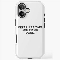 Blink 182 lyrics Tough Case for iPhone