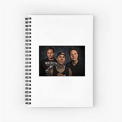 Blink 182 Merch Blink 182 Notebook