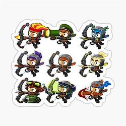 Monkey Bloons TD 6 Sticker