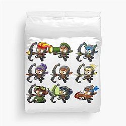 Monkey Bloons Td 6 Duvet Cover