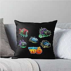 Balloons TD Six Throw Pillow