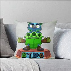 Monkey Bloons TD6 Throw Pillow