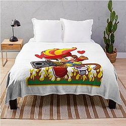 Monkey Bloons TD 6 Throw Blanket