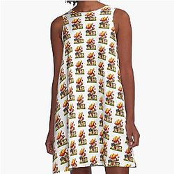 Monkey Bloons TD 6 A Line Dress