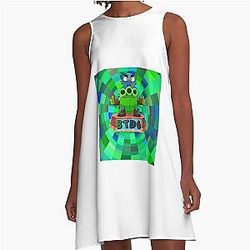 Monkey Bloon TD 6 A Line Dress