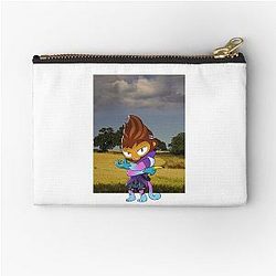 Monkey balloons TD 6 Zipper Pouch