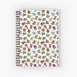 Bloons TD 6 Pattern Spiral Notebook