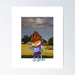 Monkey balloons TD6 Poster