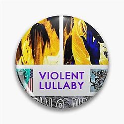 BLP Kosher and Yung Lean Violent Lullaby Pin