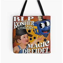 BLP Kosher The Magic Dreidel All Over Print Tote Bag