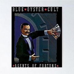 Blue Oyster Cult Agent Of Fortune Movie Fan Poster