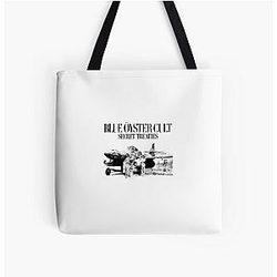 Blue Oyster Cult T-Shirt Blue oyster Cult Tote Bag by Baby Ghost All Over Print Bag