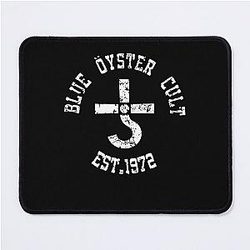 Blue Oyster Cult White Classic Mouse Pad