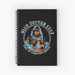 Blue Oyster Cover Band Rock Spiral Notebook