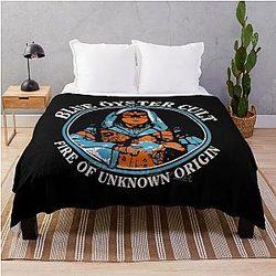 Blue Oyster Cult Rock Throw Blanket