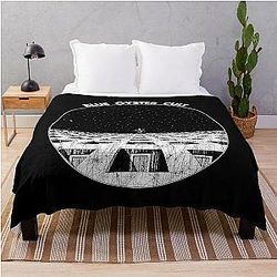 Blue Cult Throw Blanket