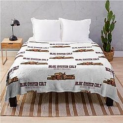 Blue Oyster Cult Secret Treaties Colorful Album Premium Throw Blanket