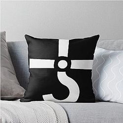 Logo Band Rock Blue Oyster Cult Throw Pillow