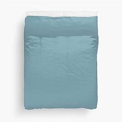 Christmas Blue Velvet Duvet Cover