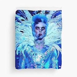 Blue Velvet Rock Duvet Cover