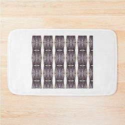 Blue velvet bath mat