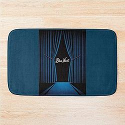 Blue Velvet Minimalism Bath Mat