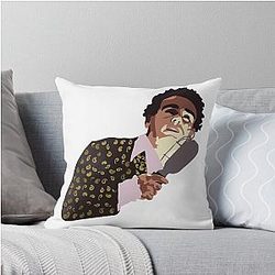 Blue Velvet Rossellini Lynch The Inspired Vintage Blue Velvet Pattern Throw Pillow
