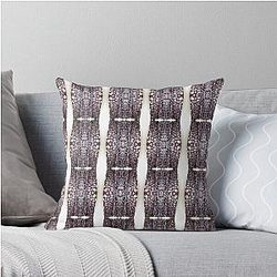Blue velvet throw pillow