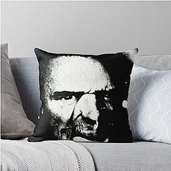 Blue Velvet Throw Pillow
