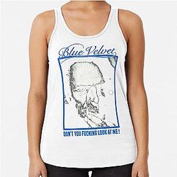 AK Blue Velvet Dennis Hopper Racerback Tank Top