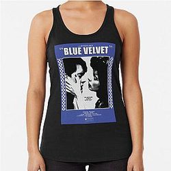 Blue Velvet Racerback Tank Top