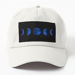 Blue Velvet Moon Dad Hat