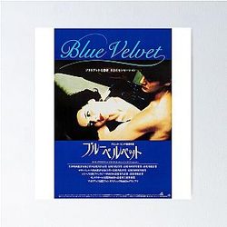 The Inspired Blue Velvet Poster