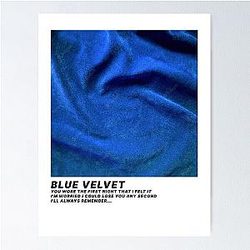 Blue Velvet Poster