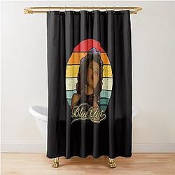 Blue Velvet Shower Curtain