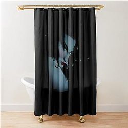 Blue Velvet Shower Curtain
