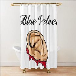 Blue Velvet Shower Curtain