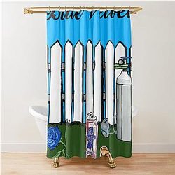 Blue Velvet Movie Art Shower Curtain