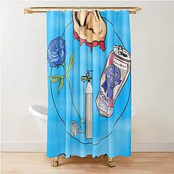 Blue Velvet Movie Art Shower Curtain