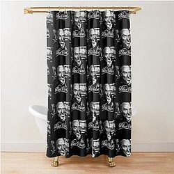 Blue Velvet Rossellini Lynch Inspired Vintage Blue Frank Isabella Shower Curtain