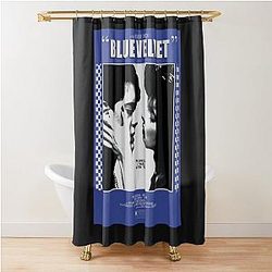 Blue Velvet Shower Curtain