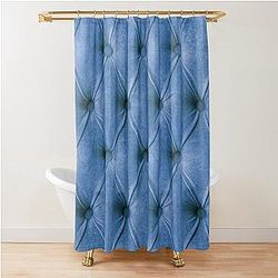 Blue Velvet Shower Curtain