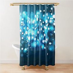Blue Velvet Shower Curtain